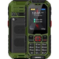 Кнопочный телефон Uniwa S9 4G (зеленый)
