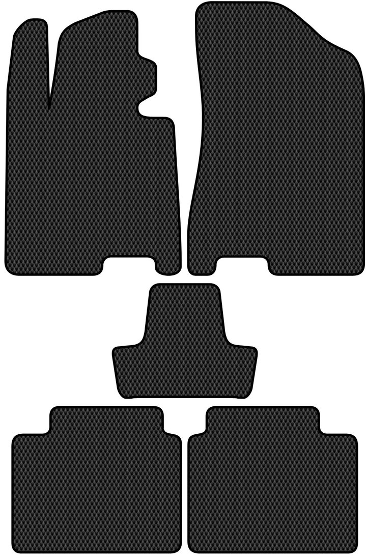 

Комплект ковриков для авто Alicosta Kia K5 III (седан / DL) 2022 - Н.В. (черный, ромб)