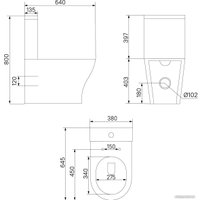 Унитаз напольный IDDIS Stone STNRDSEi24