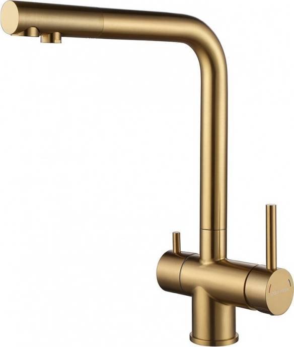 

Смеситель Paulmark Skalen Sk213020-BG (брашированное золото)