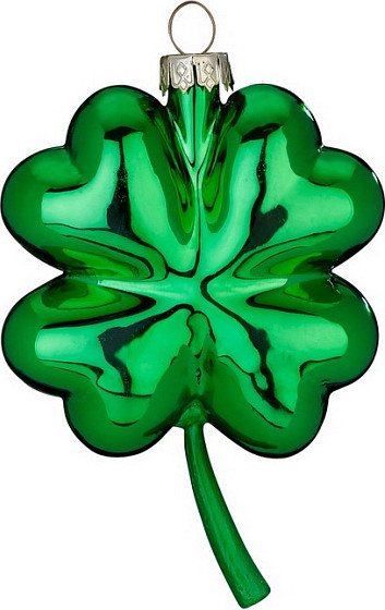 

Елочная игрушка Inge's Christmas Christmas Party Клевер 65000H120