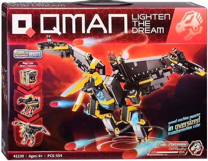 

Конструктор Qman Cube Mechanical of Beasts 41230 Космозавр