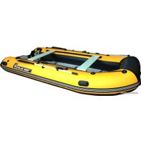 Моторно-килевая лодка Polar Bird Eagle PB-420E ПБ17 стеклокомпозит (черный/желтый)