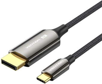 Кабель Vention CRFBH DisplayPort - USB Type-C (2 м, черный)