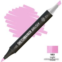 Маркер художественный Sketchmarker Brush Двусторонний V83 SMB-V83 (светло-фиолетовый) в Гомеле