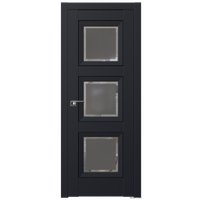 Межкомнатная дверь ProfilDoors 2.92U L 90x200 (черный матовый, стекло графит)