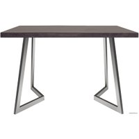 Кухонный стол Buro7 Уиллис 120 (классика, дуб мореный/серебро)