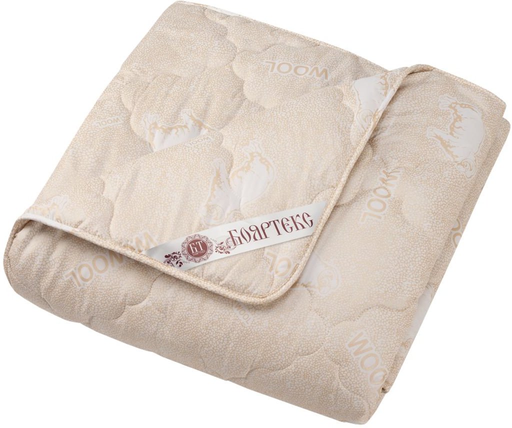 

Одеяло Бояртекс Овечья шерсть глосс-сатин стандартное 140x205