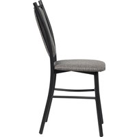 Стул ВВР Марсель (серый/черный, рогожка)