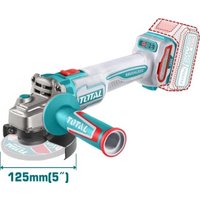 Угловая шлифмашина Total TAGLI27153 (без АКБ) в Витебске