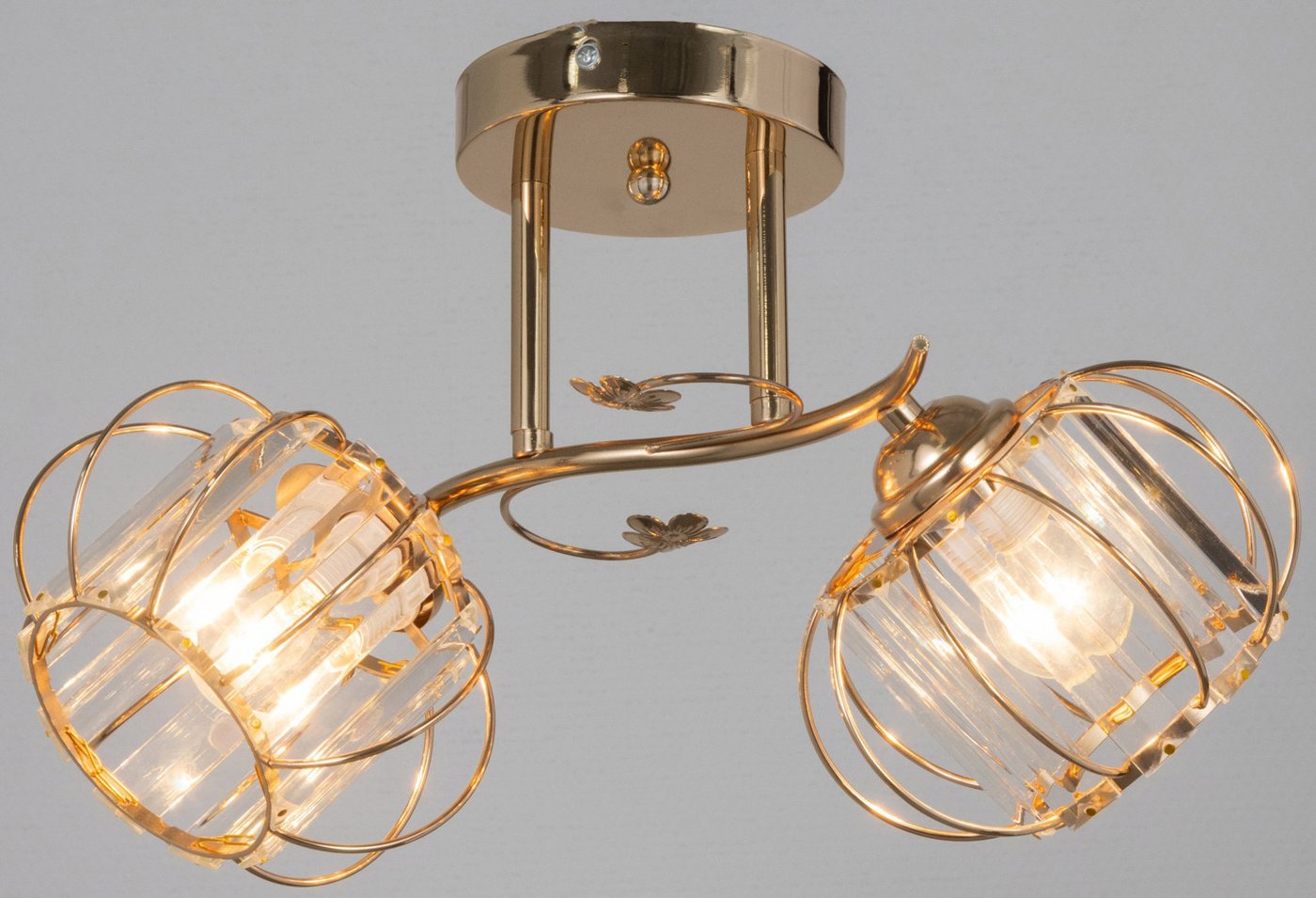 

Люстра средней высоты BayerLux Переливы 10666495 (золото)