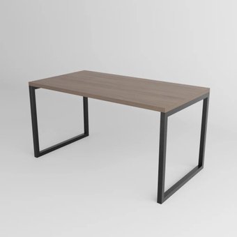 Стол TMB Loft Трентон разборный 1380x700 18 мм (орех дижон натуральный/черный)