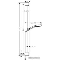 Душевой гарнитур  Hansgrohe Pulsify Select 105 3jet Relaxation 24170700 (белый матовый)