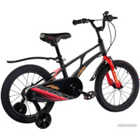 Детский велосипед Maxiscoo Air Стандарт Плюс 16 2024 (черный матовый)