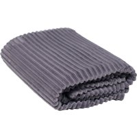 Плед Loon Лайнз 200х220 (темно-серый)