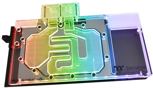 

Водоблок для видеокарты Thermaltake Pacific V-RTX 3080/3090 Plus ASUS ROG CL-W311-CU00SW-A