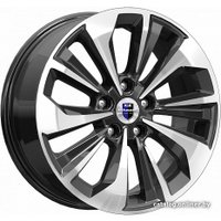 Литые диски K&K Авиор 17x7" 5x114.3мм DIA 67.1мм ET 35мм Алмаз черный