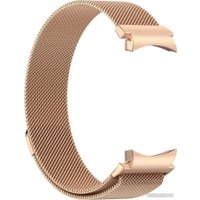 Браслет Rumi Milanese loop металлический для Samsung Galaxy Watch4/5/6 (20 мм, красное золото)