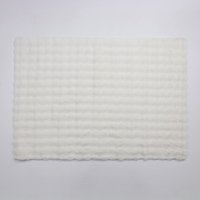 Коврик для кухни AksHome Buble Faux Fur (80x150, белый)