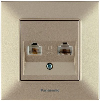 

Розетка компьютерная Panasonic Arkedia Slim WNTC04062BR-BY