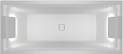 

Ванна Riho Still Square Led 180x80 BR0100500K00132 (подголовник, без ножек)