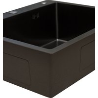 Кухонная мойка Blantek FS-5848HN Honeycomb Nano black ECO (+501F40-B)