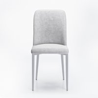 Стул Табурет Софт (бренди 20 кант в цвет, каркас белый)