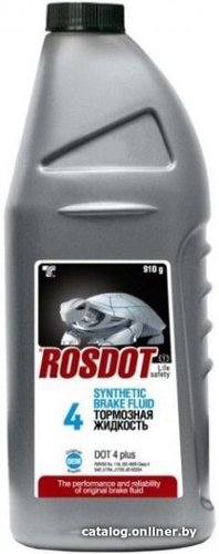 Тормозная жидкость Rosdot DOT 4 plus 910г 430101Н03