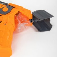 Пистолет для создания мыльных пузырей BRAUBERG Бластер с баком 665148