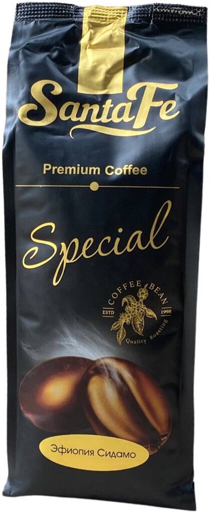 Кофе Santa Fe Эфиопия Сидамо зерновой 1кг