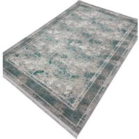 Ковер для жилой комнаты Radjab Carpet Афина Прямоугольник 9008A 12803RK (2.4x3.4, Grey/Green)