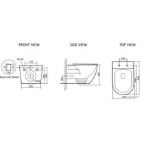 Унитаз подвесной SantiLine SL-5025