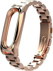 металлический для Mi Band 3 (красное золото)