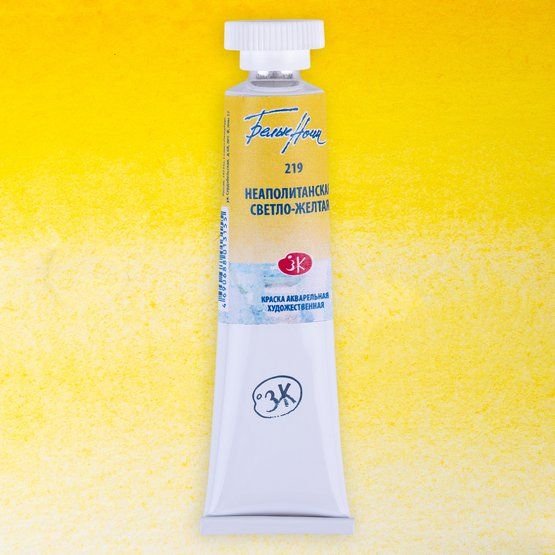 

Акварельная краска Невская палитра Белые ночи 1901219 (10 мл, 219 неаполитанская светло-желтая)
