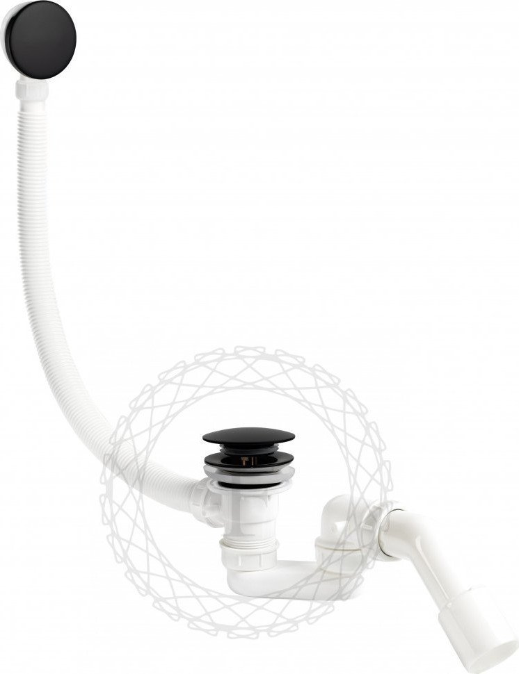 

Сифон Filarete FL90 (черный матовый)