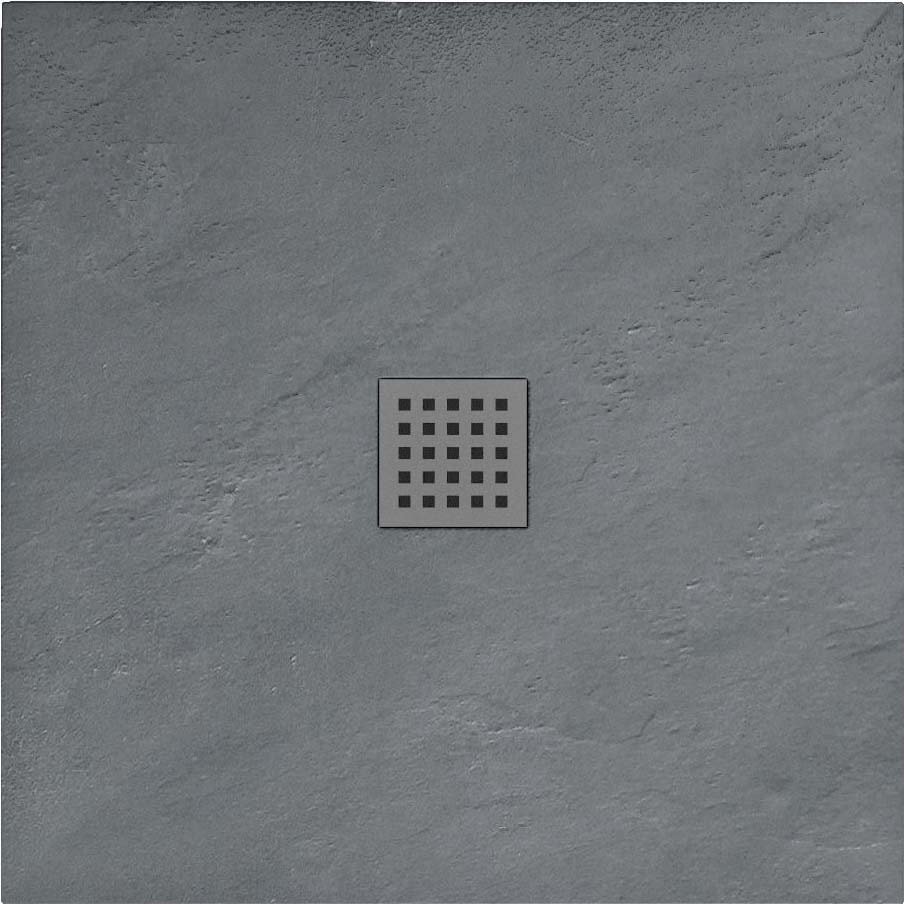 

Душевой поддон Rea Rock 90x90 (серый)