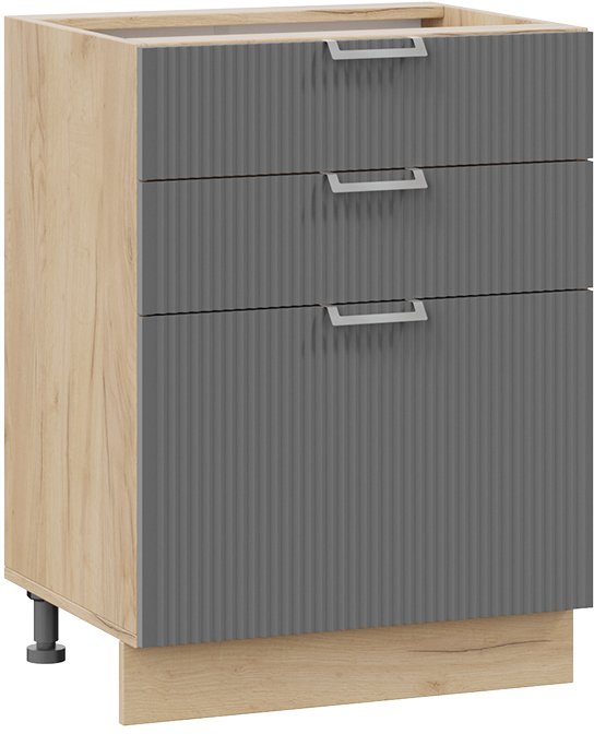 

Шкаф напольный Трия Кимберли 1Н6Я3 (дуб крафт золотой/титан)