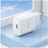 Сетевое зарядное Borofone BA82A (белый) в Гродно