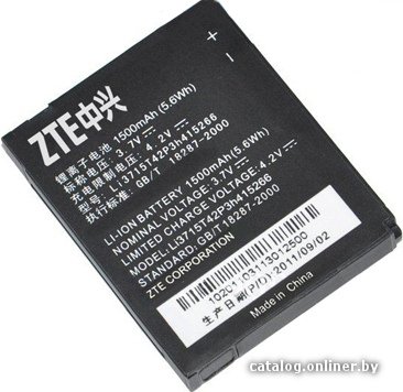 Аккумулятор для телефона Копия ZTE Li3715T42P3h415266