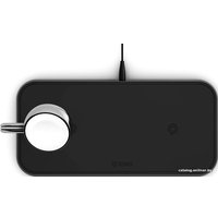 Беспроводное зарядное Zens Dual+Watch Aluminium Wireless Charger (черный)