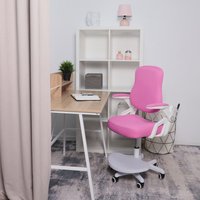 Детское ортопедическое кресло AksHome Swan (фуксия)