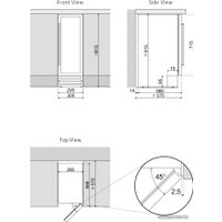 Винный шкаф Dunavox DAUF-17.58DB