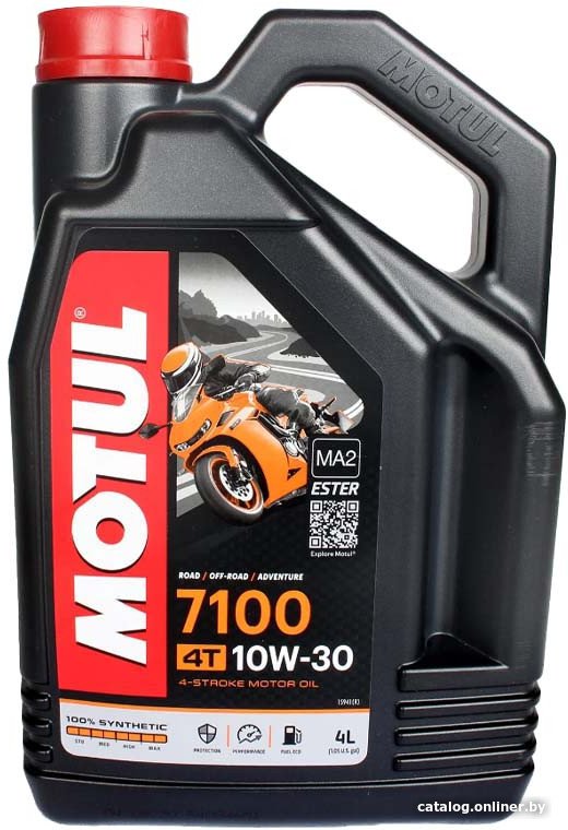 Моторное масло Motul 7100 4T 10W-30 JASO MA-2 4л