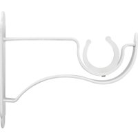 Карниз для штор Sundays Home Волна Шар Перламутр 25мм однорядный (белый глянец, 2.4м)