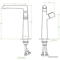 Смеситель Laveo Pretto BAO 725D