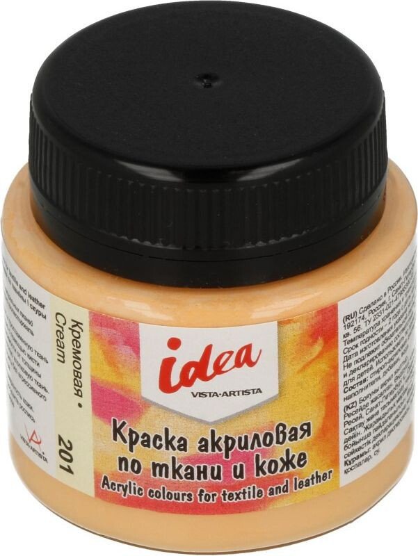 

Акриловая краска Vista-Artista idea по ткани и коже ITA-50 (50 мл, 201 кремовый/cream)