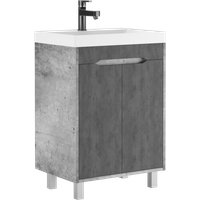  Домино Тумба под умывальник Classica 70 Loft без ящика DL5607T (бетон) в Бресте