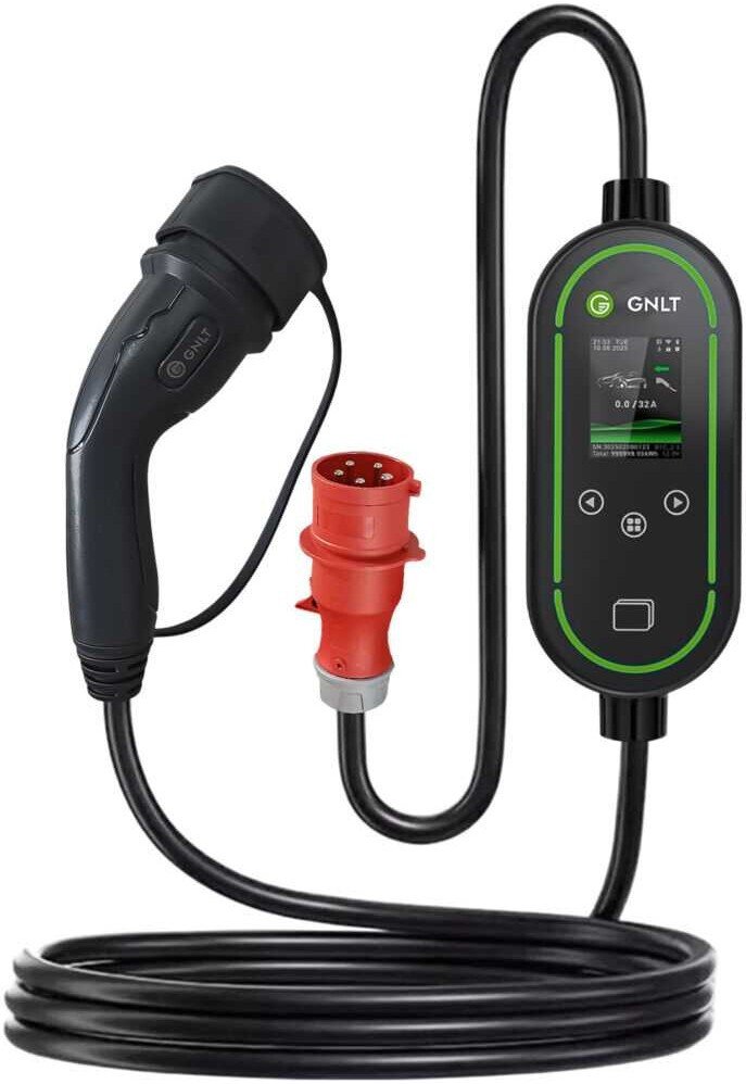 Зарядная станция GNLT EVE07 Type2 6–32A (7квт Wi-Fi)