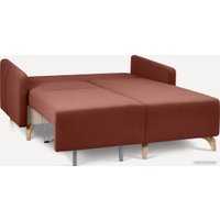 Угловой диван Divan Льери Мини Velvet Terra 240325 (оранжевый)