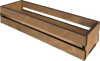 Органайзер  ОМурМебель с рейками (коричневый)